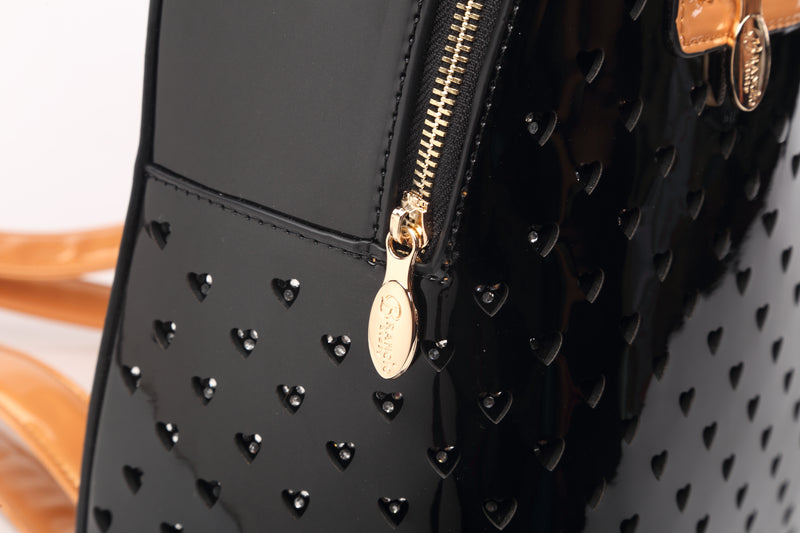Starz Art Vegan Leather Retro Crystal Overnight Latch On Bag [RZO8329] –  Brangio Italy Handbag Wholesale Company