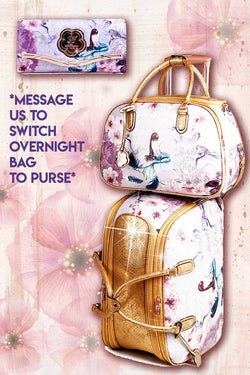 Princess Mera 3PC Set | Rolling Duffel Bag Set + Wallet - Brangio Italy Co.