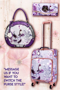 Princess Mera 3PC Set | Luxury Fashion Womens Luggage Duffle Bags Set - Brangio Italy Co.