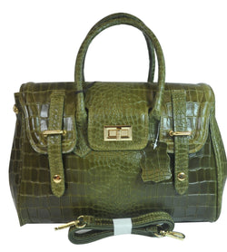 Misty U.S.A. 100% Genuine Cowhide Leather Handbags Made In Italy  [YG8092-GN] - Brangio Italy Collections