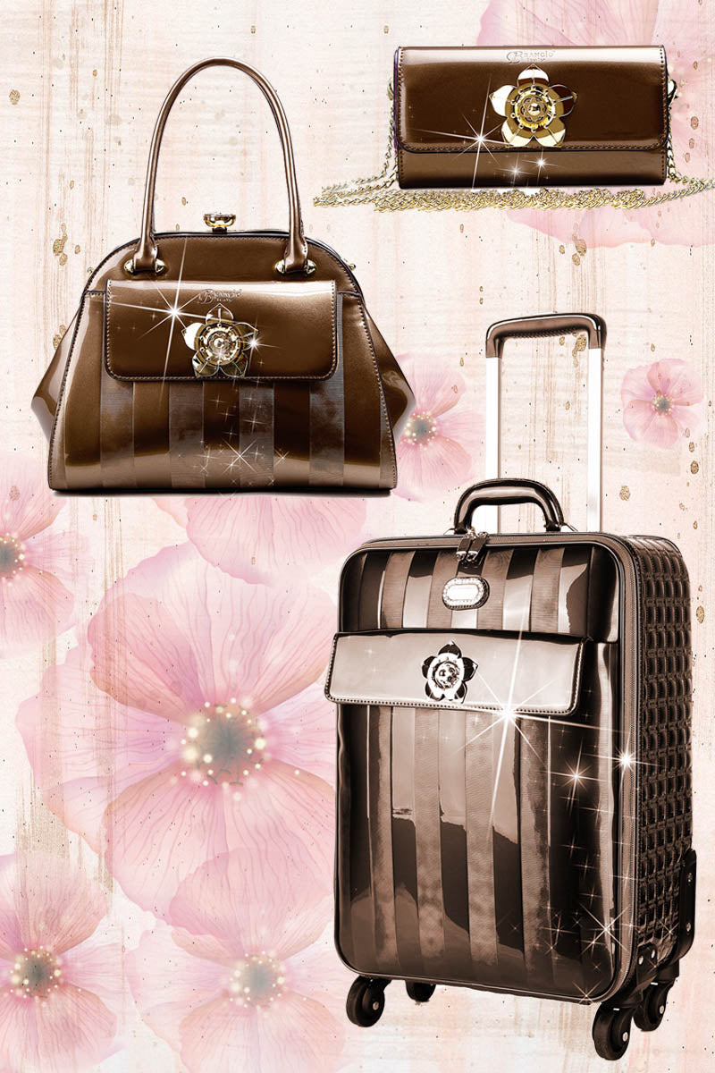 Floral Accent 3PC Set | Travel Bag Deal for Women Signature Set - Brangio Italy Co.