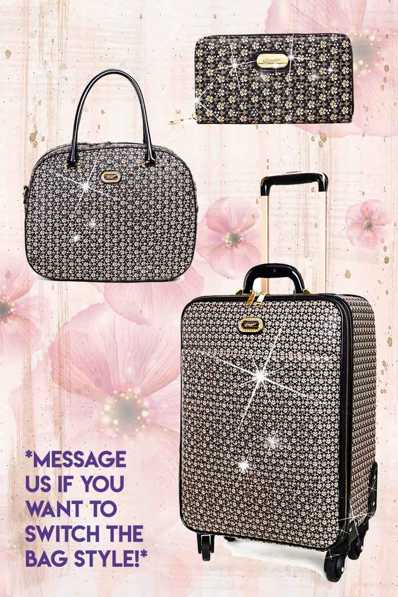 Galaxy Stars 3PC Set | Leather Bags Luggage Set on Clearance - Brangio Italy Co.